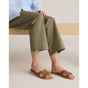 Quince Brown Slide Sandals